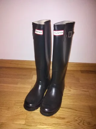 Botas de agua Hunter negras