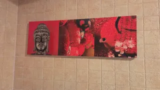 Cuadro Buda Elefante Rojo