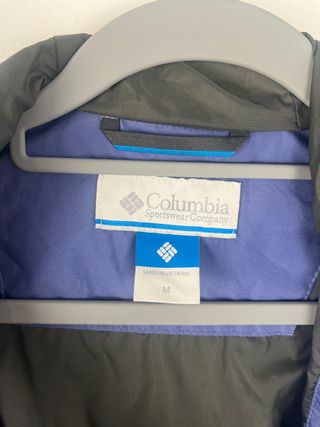 Chaqueta Columbia impermeable mujer Talla M azul