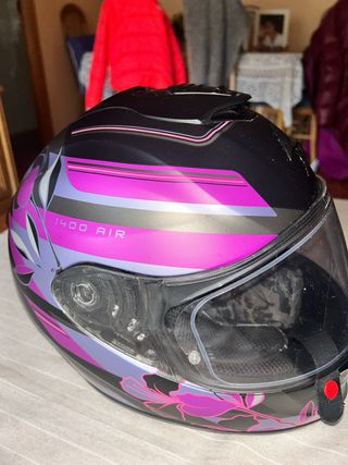 Casco Scorpion 1400 Air Negro/Morado