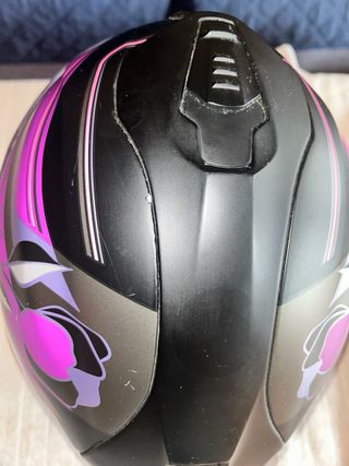 Casco Scorpion 1400 Air Negro/Morado