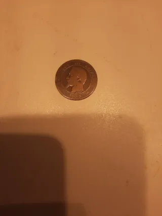 Moneda Napoleón III 1853