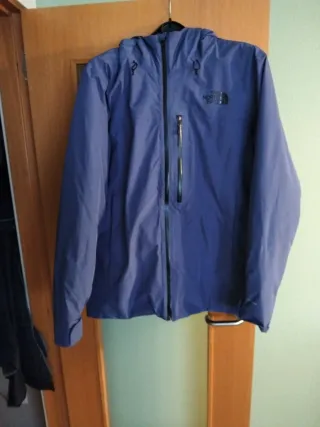 The North Face Descendit Chaqueta Azul lila. XL