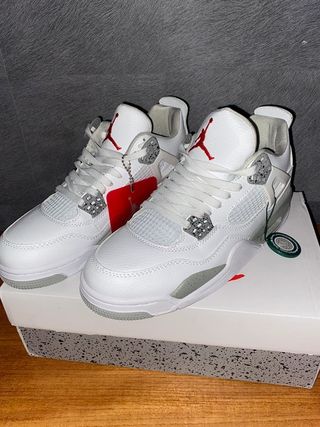 Jordan 4 Blanco Talla 41 Hombre