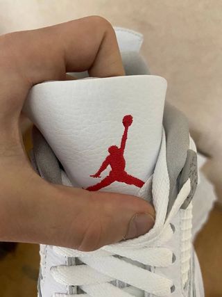 Jordan 4 Blanco Hombre Talla 45