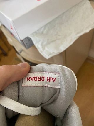 Jordan 4 Blanco Hombre Talla 45