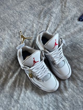 Jordan 4 Blanco Hombre Talla 38