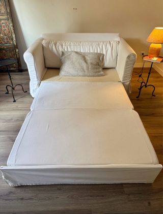 Sofá Cama 2 Plazas IKEA Blanco