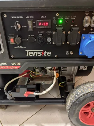 Generador Eléctrico Tensite 8000W