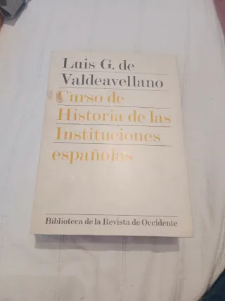 Curso de historia de las instituciones españolas