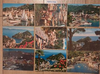 9 Cartoline Viaggiate Portofino