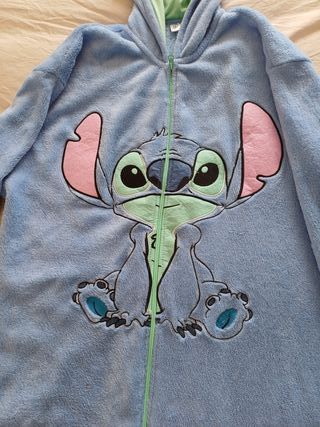 Pack Bata Mujer Kimono Algodón + Pijama Stitch