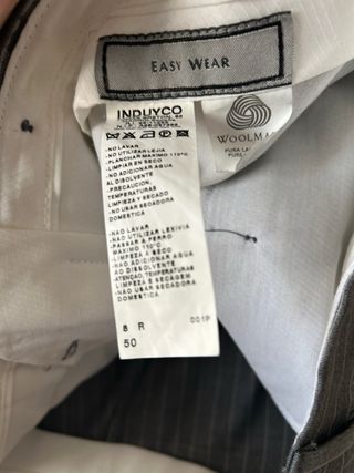 Traje Rayas Gris Talla 50 El Corte Inglés