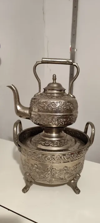 Tetera lavamanos antiguo Marruecos con sello