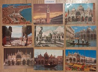 9 Cartoline Viaggiate Venezia