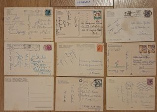 9 Cartoline Viaggiate Venezia