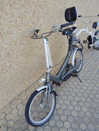Bicicleta tándem con remolque