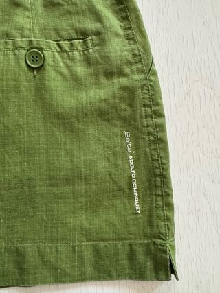 Falda Adolfo Dominguez verde