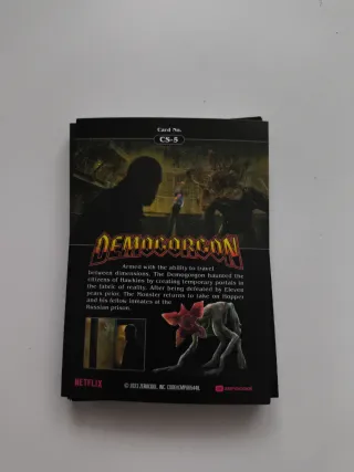 Stranger Things Demogorgon Topps Zerocool