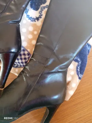 Stivali donna vera pelle tacco