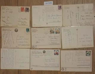 9 cartoline viaggiate Ischia