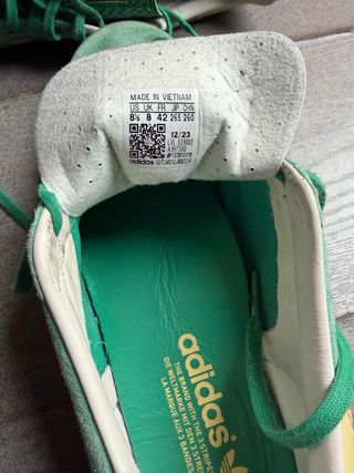 Adidas Gazelle Verde y Amarillo, como nuevas