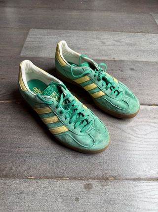 Adidas Gazelle Verde y Amarillo, como nuevas