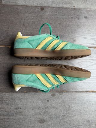 Adidas Gazelle Verde y Amarillo, como nuevas