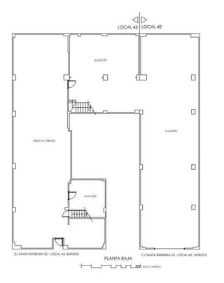 Locales comerciales Santa Bárbara, Gamonal Burgos