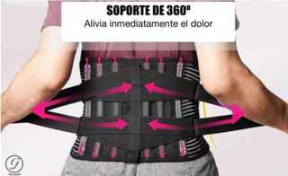 Faja Lumbar Soporte Espalda Ajustable