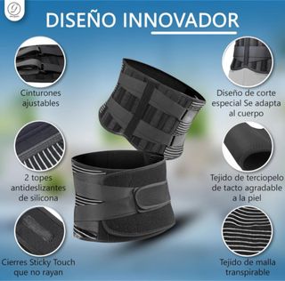 Faja Lumbar Soporte Espalda Ajustable