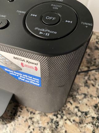 Radio Despertador/Altavoz Sony ICF-C1iPMK2