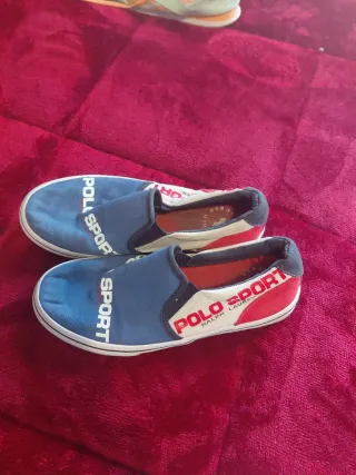 Espadrilles Polo Sport Azul y Rojo
