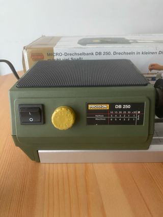 Torno Proxxon DB 250 Modelismo