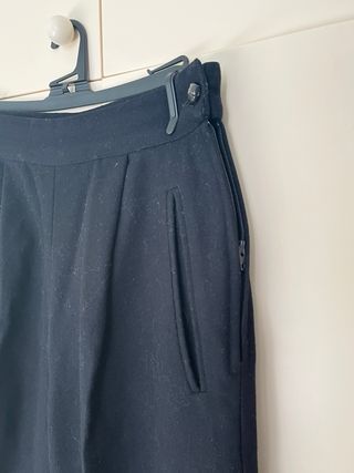 Pantaloni lana donna neri