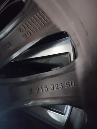 4 LLANTAS BMW 17" PULGADAS BICOLOR + NEUMATICO