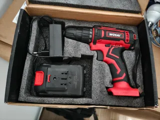 Taladro Wosai 20V con Batería y Cargador.