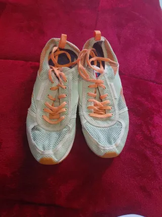 Zapatillas Reebok Verde y Naranja