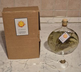 Lampada Olio Les Cardinaux nuova da tavolo