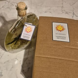 Lampada Olio Les Cardinaux nuova da tavolo