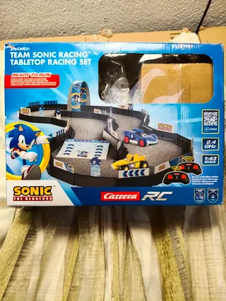 Carrera RC Team Sonic Racing Juego Mesa