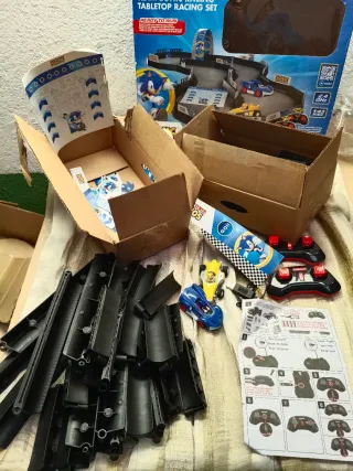 Carrera RC Team Sonic Racing Juego Mesa