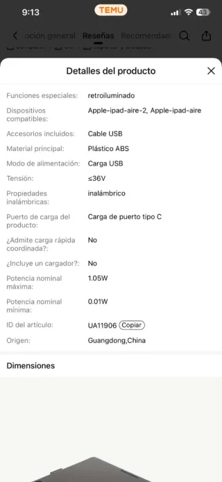 Funda con Teclado para iPad 10 y 11 Gen RosaDorado