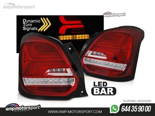 PILOTOS LED BAR DINAMICOS PARA SUZUKI SWIFT 2017--