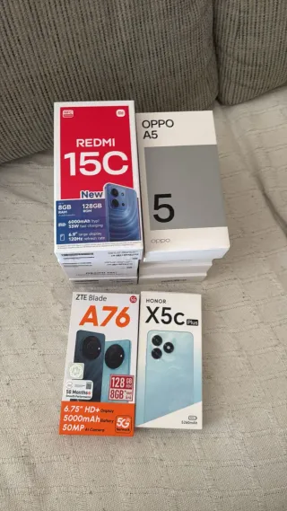 Lote 10 Móviles Nuevos: Honor, Oppo, ZTE, Xiaomi