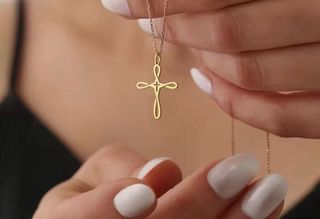 Colgante Cruz Acero Inoxidable