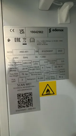 Armario Edenox Blanco