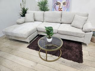 OFERTA DE SOFA CHAISE LONGUE EN TELA