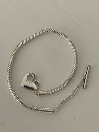 Pulsera Pandora Corazón Plata