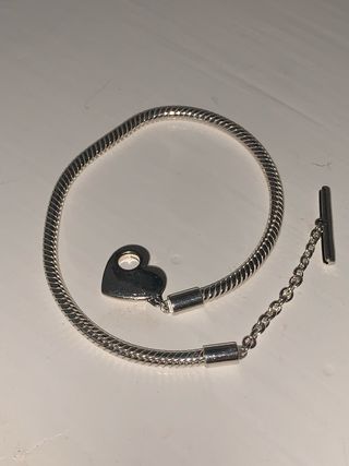 Pulsera Pandora Corazón Plata